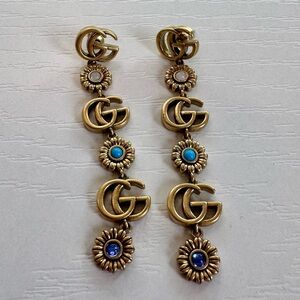 Gucci GG Flower Earrings
